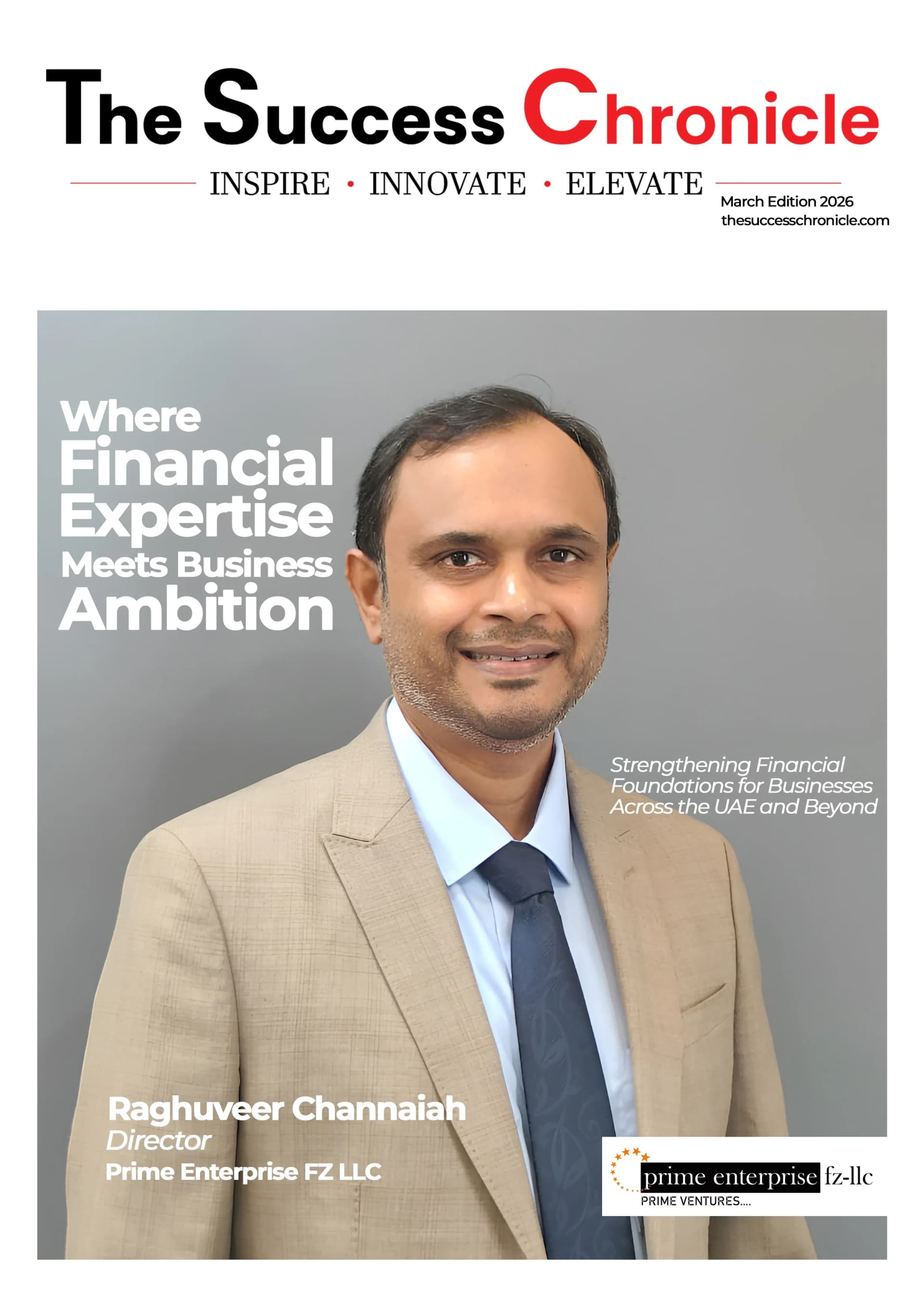 Raghuveer Channaiah - Most Valuable Brand of the Year 2026